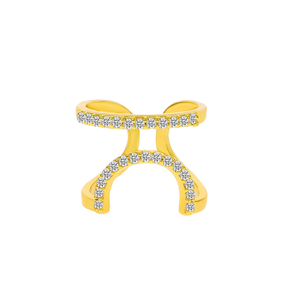 Wholesale Nail cap joint ring creative opening adjustable